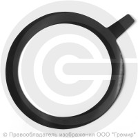 Прокладка фланцевая резиновая ТМКЩ Ду-500 Ру-10 (615х528х4) 4 мм с ушком исп.А ГОСТ 15180-86