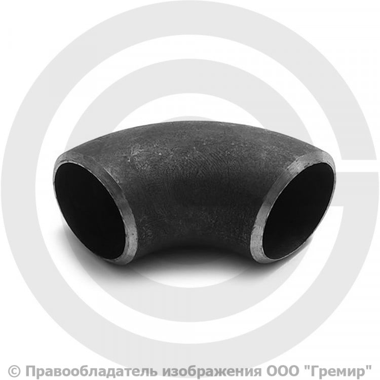 Отвод П90 42,4х3 (Ду-32) стальной (Ст.20) 90 градусов исп.1 ГОСТ 17375 ...