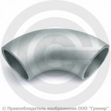 Отвод 377х9 (Ду-350) оцинкованный 90 градусов