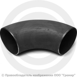 Отвод П90 426х8 (Ду-400) стальной (Ст.20) 90 градусов ГОСТ 30753