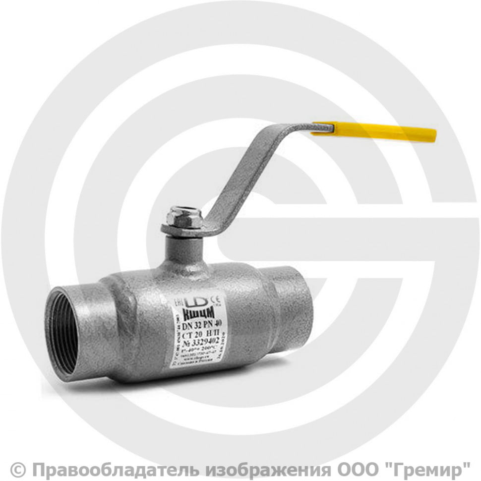 Кран LD КШ.Ц.М.065.025.Н/П Ду-65 (2 1/2") Ру-25 ВР (ВН) муфтовый ...