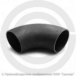 Отвод П90 102х4,5 (Ду-100) стальной (Ст.20) 90 градусов ГОСТ 17375