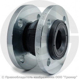 Гибкая вставка резиновая фланцевая Ду-40 Ру-10/16 EPDM Tecofi DI7240N