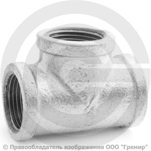 Тройник чугунный оцинкованный Ду 20 (3/4") ВР (ВН) купить в Санкт ...