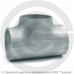 Тройник 76х3,5-45х3 (Ду 65-40) оцинкованный переходной ГОСТ 17376