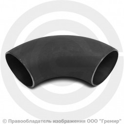 Отвод П90 168х4,5 (Ду-150) стальной (Ст.20) 90 градусов ГОСТ 17375