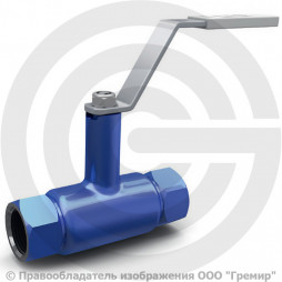 Кран стальной резьбовой Ду-25 (1") Ру-40 L=135мм полнопроходной LD КШ.Ц.M. Energy 025.040.П/П