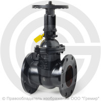 Задвижка чугунная фланцевая Ду-100 Ру-10 (Т<225°С) 30ч6бр Китай
