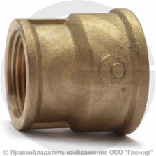 Муфта латунная переходная ВР (ВН) Ду 32-25 (1 1/4"-1") VALFEX