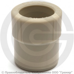 Муфта PP-RCT переходная серая внутренняя-наружная пайка Дн 63-25 Wavin Ekoplastik