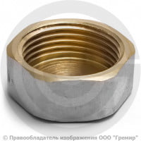 Заглушка латунная ВР (ВН) Ду-50 (2") никель Aquasfera Заглушка латунная ВР (ВН) Ду-50 (2") никель Aquasfera