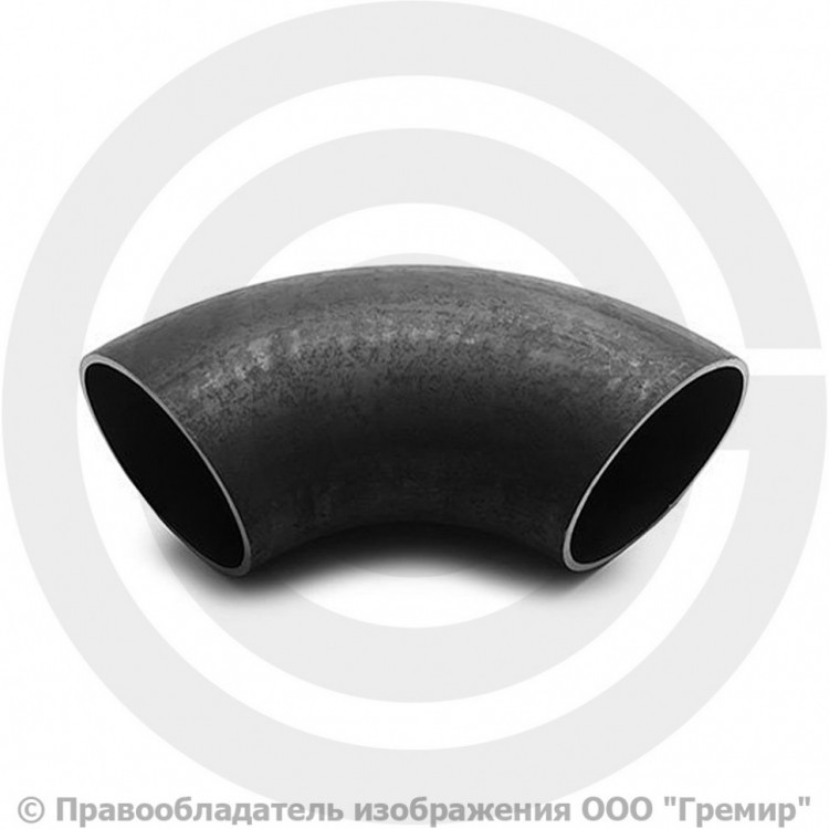 Отвод П90-89х3,5 (Ду-80) стальной (Ст.20) 90 градусов ГОСТ 17375 в ...