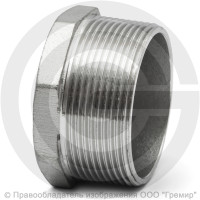 Заглушка нержавеющая AISI 304 6-ти гранная НР (НАР) Ду-65 (2 1/2") Заглушка нержавеющая AISI 304 6-ти гранная НР (НАР) Ду-65 (2 1/2")