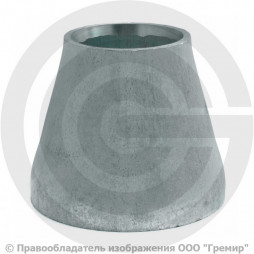 Переход 45х3-32х2 (Ду 40-25) оцинкованный концентрический ГОСТ 17378
